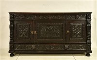 19th C. Renaissance Revival Well-Carved Sideboard