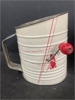 1950’s Bromwell 5-cup Flour Sifter.
