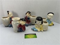 Asian Pocket Vases