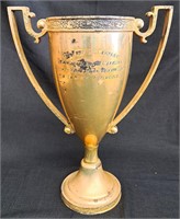 VINTAGE THE PURE OIL COMPANY NC TROPHY URN 13" T