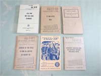Vintage Military War Dept. Field Manuals