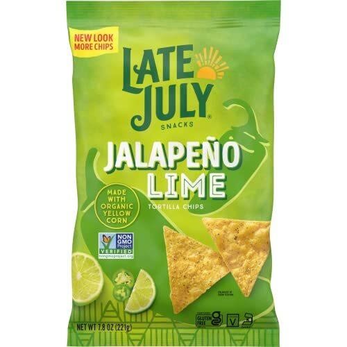 Late July Tortilla Chips Jalapeo Lime 7.8 Oz CASE