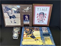 Group of autographed items