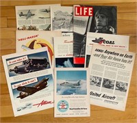 Vintage LIFE Magazine WAR Ads. Rare