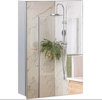 $80 Mirrored wall mounted medicine cabinet