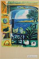 Pablo Picasso "Cote d'Azur" Deschamps Lithograph
