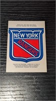 1973 74 OPC Hockey Logo Card NY Rangers