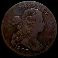 1807 Draped Bust Large Cent LIGHTLY CIRCULATED