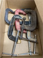 Assortment of  C clamps