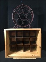 Wine Rack and Shipping Crate