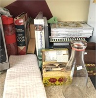 Cookbooks, Recipes And Milk Bottle