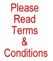 PLEASE READ THE TERMS & CONDITIONS OF THIS SALE