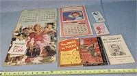 Old Calendars, RR Book, Vintage Books
