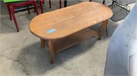 Oval Oak Coffee Table