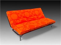 ITALIAN DAYBED W/ VERNON PANTON ORANGE FABRIC