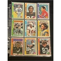 (57) 1978 Topps Football Cards With Hof