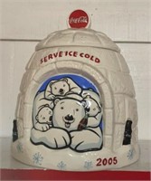 Coca-Cola Igloo Cookie Jar