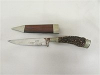 Stag Handle Knife Marked G. Leykauf