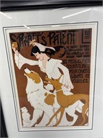 Spratt’s Patent Framed Advertising Print with Dogs