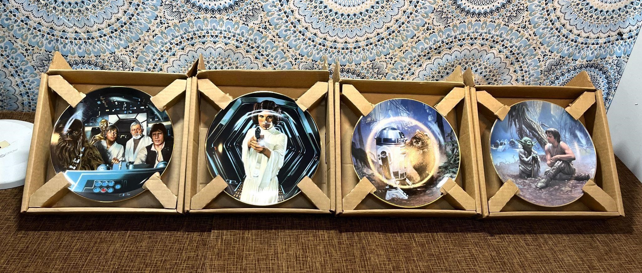 Star Wars Collector Plates - Qty 4