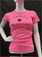 O’Neill Women’s Pink Cotton T-Shirt Size XS
