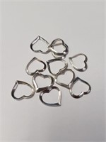 12 PACK SILVER PENDANTS