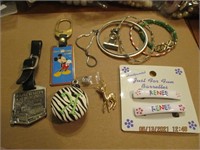 Lot of Costume Jewelry & Various Items