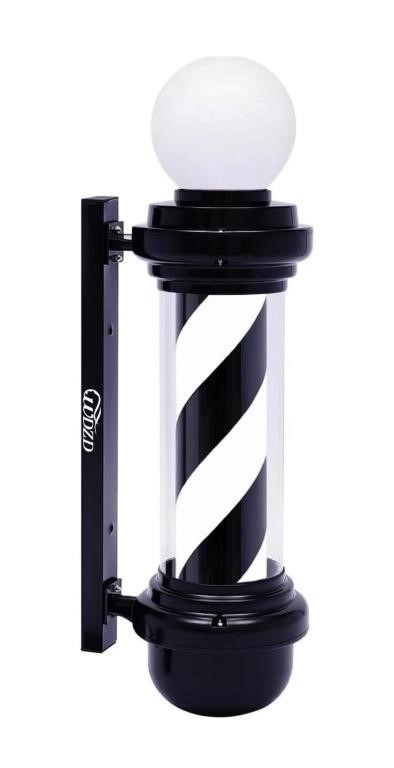 $80.00 WDZD - 27'' Barber Pole Light, Black White