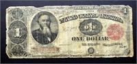 1891 $1 TREASURY NOTE "STANTON"