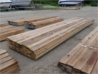 72 pcs. 5/4" x 6" x 16' CEDAR DECK LUMBER