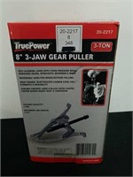 new 8-in 3 jaw gear pulley