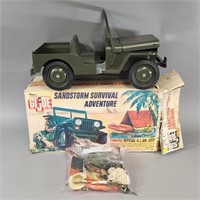 VINTAGE GI JOE SANDSTORM JEEP