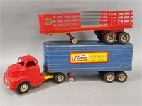 MARX LUMAR TRACTOR TRAILER SET