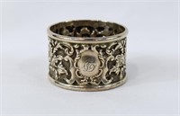 1902 Birmingham Sterling Silver Napkin Ring