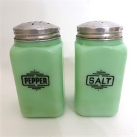 Jadeite Salt and Pepper