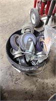 BUCKET OF CASTERS