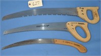 13", 18", and 24" pruning saws (nice)