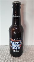 Budweiser Happy New Year 2001 Large Beer Bottle