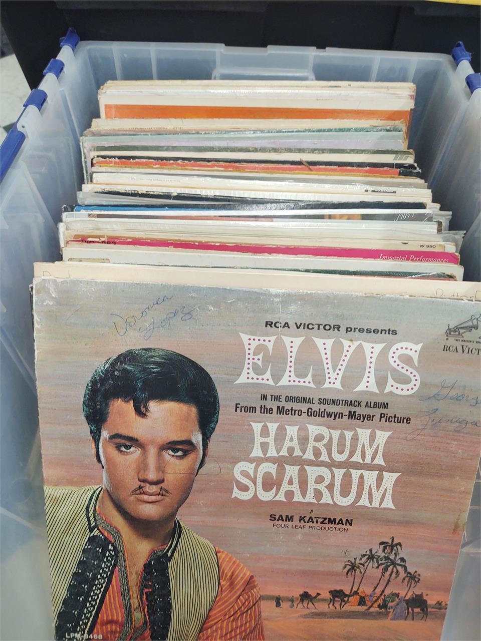 .Vinyl Records- Cher, Willie Nelson, Elvis