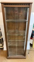 Lighted Wooden display cabinet