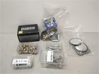 15 cans of screws, bolts, nuts, and nails