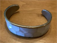 Mother of pearl inlaid bracelet