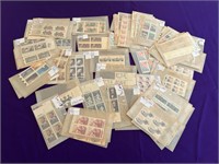 Assorted 1980’s & 1990’s Plate Block Stamps