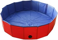 NEW - Foldable Dog Pool,Folding Cat Bath