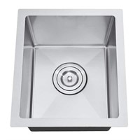 Kitchen Sink Brushed Stainless Steel Single Bowl