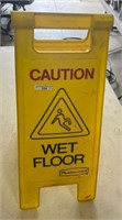 Caution Wetfloor Tent Sign