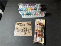 Scrapbook Supplies, Measuring Tools, & Puffy Paint