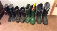 Four Pair Of Boots