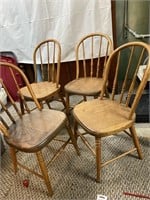 Set of 4 Childs chairs