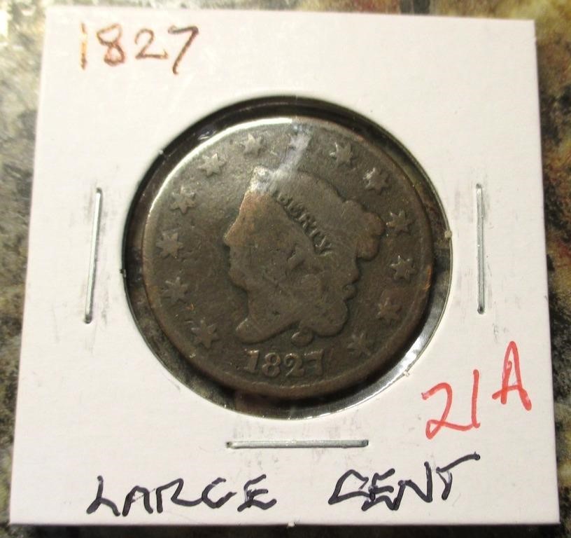 1827 Large Cent